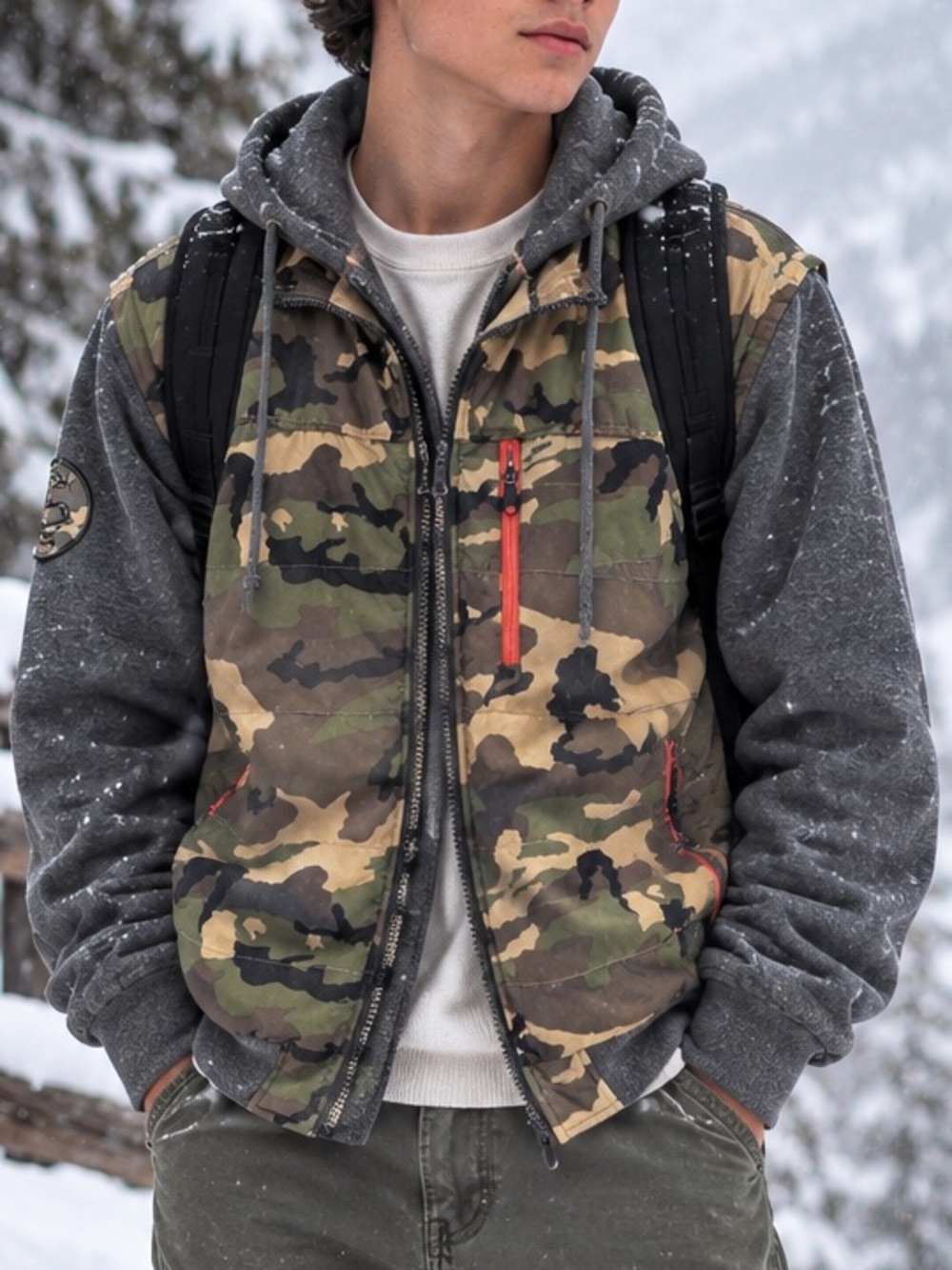 Empyre Surplus Co. Camo Hooded Jacket